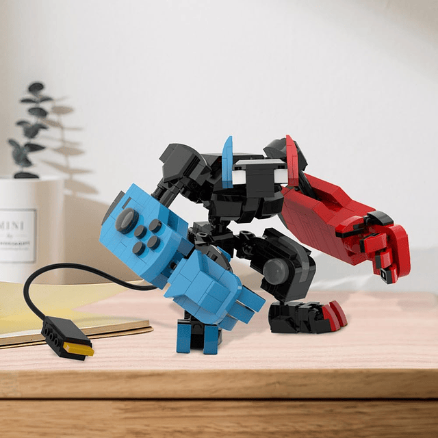 Classic Swit Game Controller Mech Robot Building Kit, traje