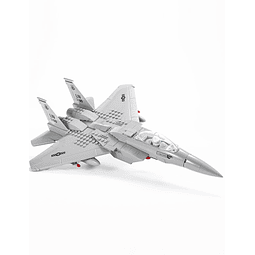 Military F-15 Eagle Fighter Jet Air Force Juego de bloques d