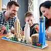 New York Skyline Micro Mini Blocks Juego de construcción, 34