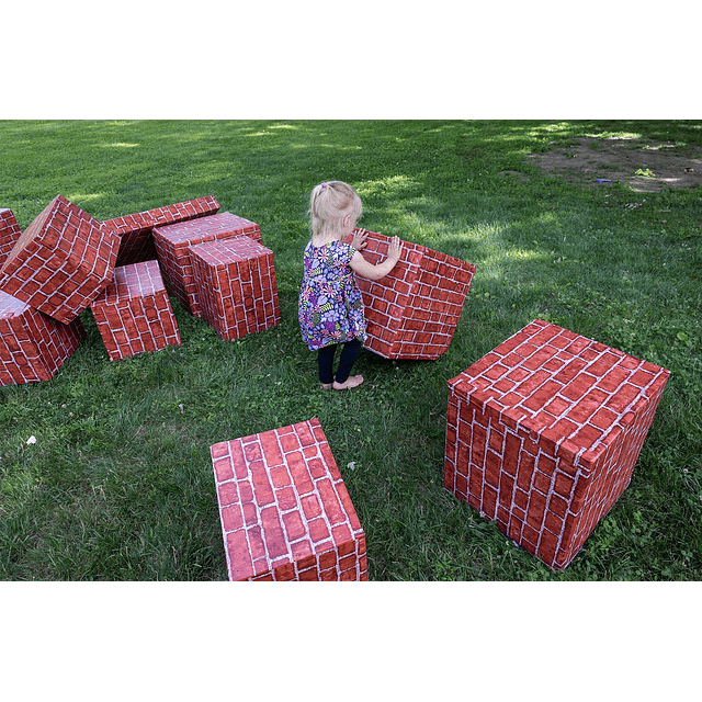 Juega Blox - Pegatinas de bloques de construcción para cajas