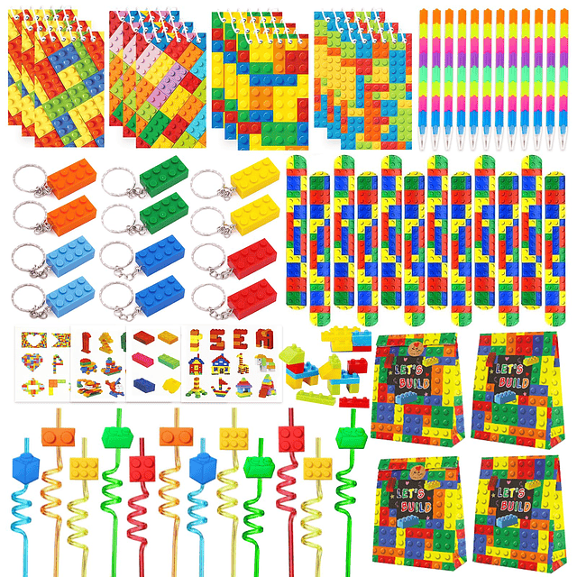 96 Piezas Bloques de Construcción Favores de Fiesta de Cumpl