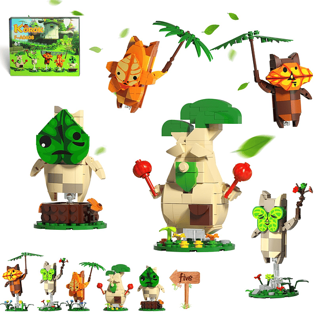 Juego de construcción BOTW Koroks y Hestu, ¡Yahaha! Kits de