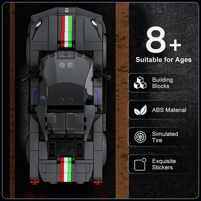 Mold King Speed ​​Champion F488 Pista Juegos de construcción