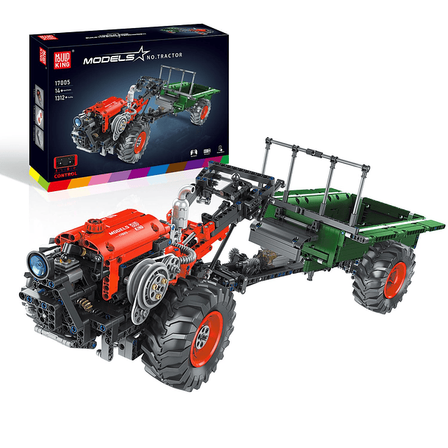 Mold King Camión tractor RC de alta resistencia con juegos d