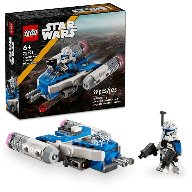 Star Wars: The Clone Wars Captain Rex Y-Wing Microfighter Ju