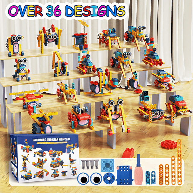 Building Block STEM Juguetes en acción para niños 3 4 5 6 7