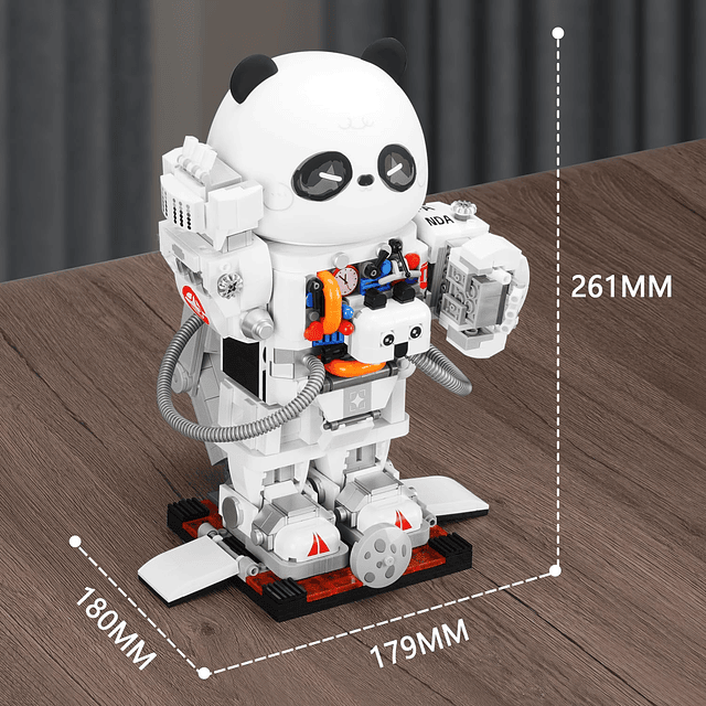 M6101 Panda Astronauta Juego de Bloques de Construcción con