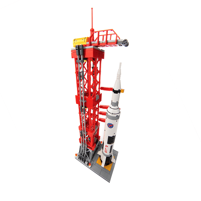 Juego de bloques de construcción de lanzamiento de cohetes (