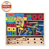 Juego de construcción de madera en caja (48 piezas)