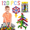 Juego de bloques de construcción STEM de 120 piezas, juguete