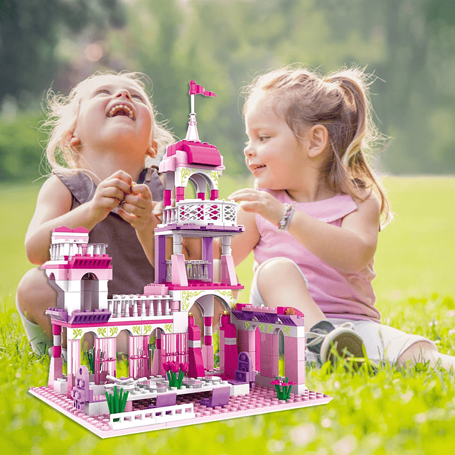 Princess Castle Building Blocks - 274 piezas de juguete de c