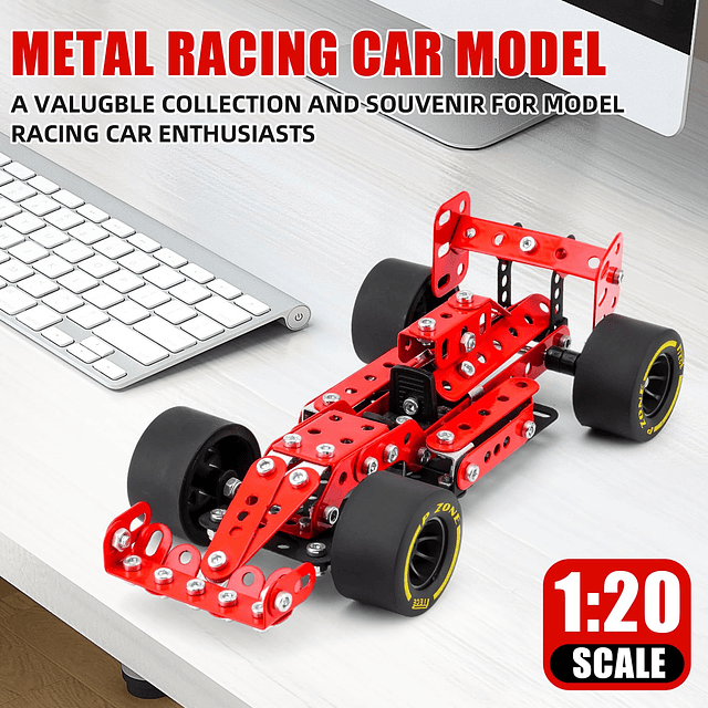 Kits de modelos de metal para coches de construcción, juguet