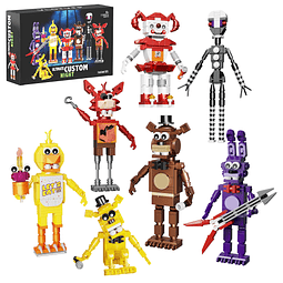 Five Nights Security Breach Building Block Toy 7 en 1, Fazbe