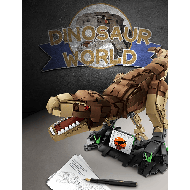 Dinosaur Series Tyrannosaurus Rex Model Set, (939 Piezas) -