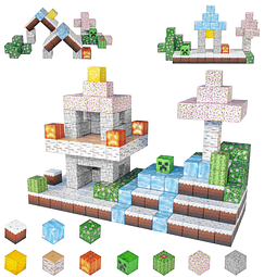 Bloques magnéticos, Build Mine Magnet World Set, juguetes ma