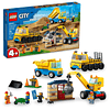 City Construction Trucks and Wrecking Ball Crane 60391 Juego