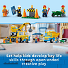 City Construction Trucks and Wrecking Ball Crane 60391 Juego