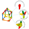 Palos de construcción magnéticos Bloques Juguetes Juego de c