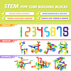 STEM Juego de construcción de tubos de juguete para niños, 1