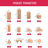 Juego de bloques de construcción de madera para niños – Jueg