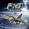 F-16 Fighting Falcon Juego de ladrillos de construcción de a