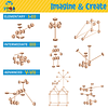 Bloques de construcción para niños de 4 a 8 años para niños