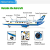 Bloques de construcción City AirPlane Station Toy para niños