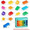 Juego de bloques de construcción grandes clásicos de 258 pie