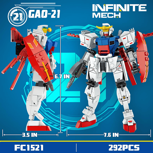 Ninja Mech Dragon Robot Warrior Juego de bloques de construc