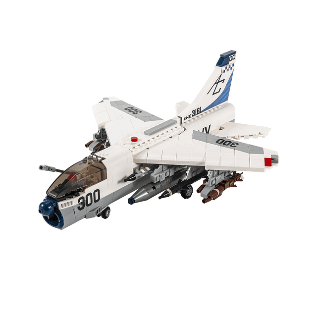 Military A7 CorsairⅡ Attack Aircraft Air Force Juego de bloq