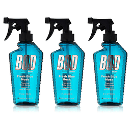 BOD Man Fresh Blue Musk Body Spray 8 onzas (paquete de 3)