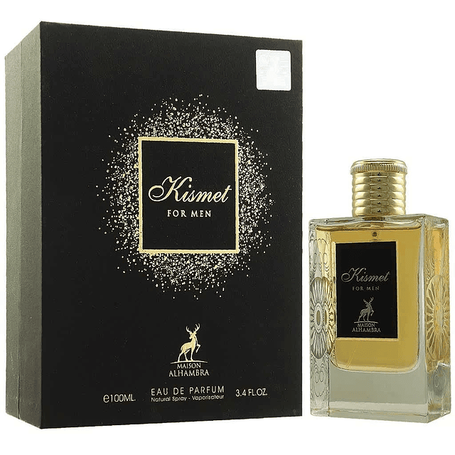 Maison Alhambra Kismet para hombre Eau de Parfum Spray, 3.4