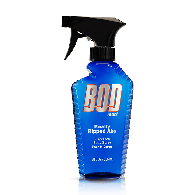 Bod Man Fragancia en aerosol corporal, hielo oscuro y abdomi