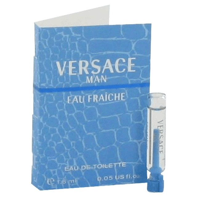 Versace Man by Versace Vial (muestra) Eau Fraiche .03 oz par