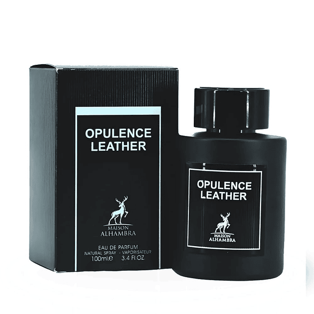 ALHAMBRA ÁMBAR Y CUERO 3.4 EAU DE PARFUM SPRAY PARA HOMBRE