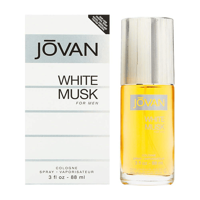 Jovan White Musk de Jovan para hombres - Spray EDC de 3 onza