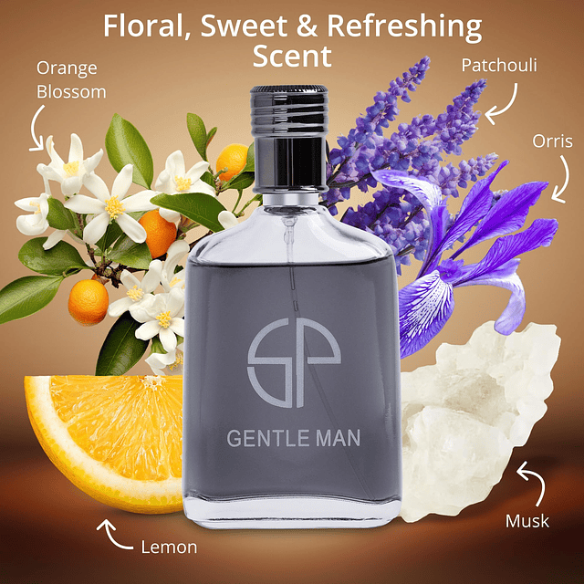 Gentleman Eau De Parum para hombres Notas altas de pimienta