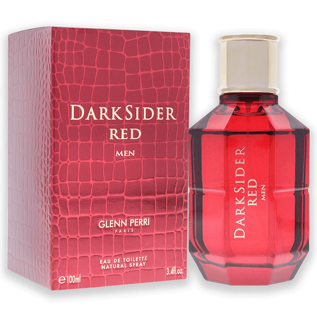 Glenn Perri Darksider Rojo Hombres 3.4 oz EDT Spray