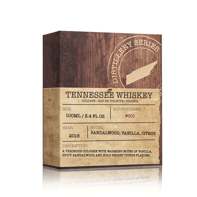 Distillery Series Tennessee Whiskey Eau de Toilette, Colonia