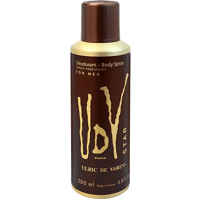 ULRIC DE VARENS UDV STAR EDT 200ML SPRAY 100ML + DESODORANTE