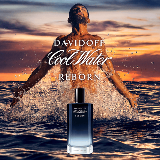 Davidoff Cool Water Reborn Eau de Parfum para hombre, 1.6 oz