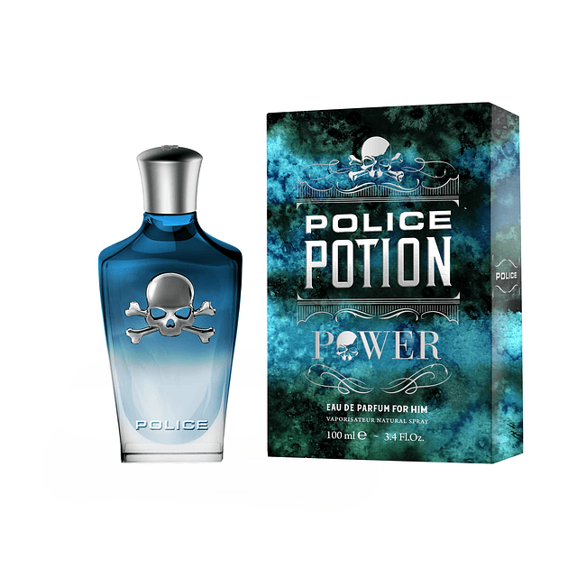 Police Potion Power para él para hombres - Notas aromáticas