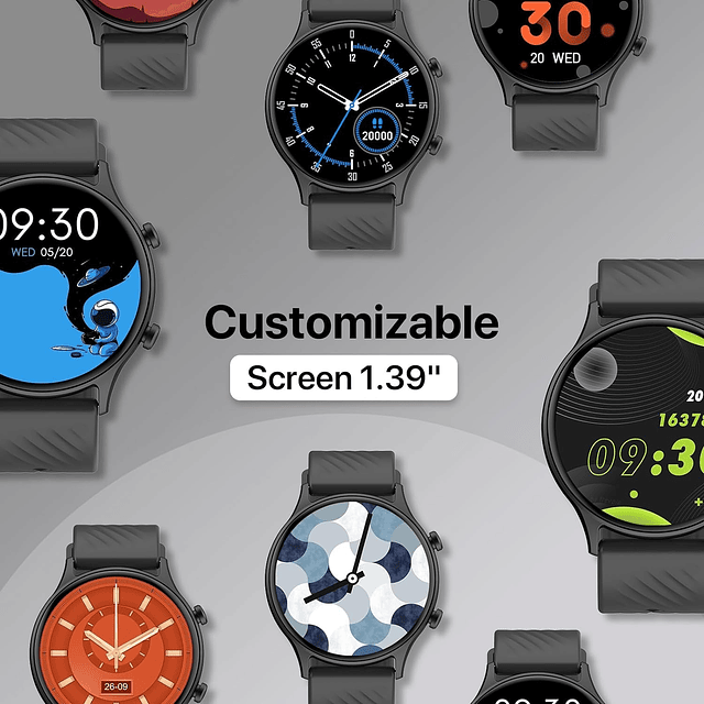 Relojes inteligentes Android para hombres, reloj inteligente