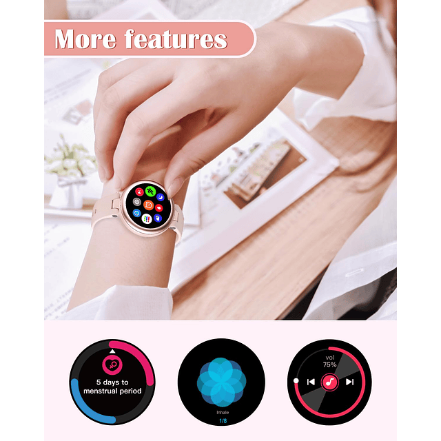 Relojes inteligentes para mujer compatibles con teléfonos iP