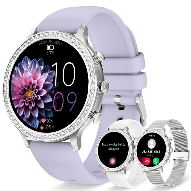 Reloj Inteligente para Mujer (Hacer/Responder Llamada) Rastr