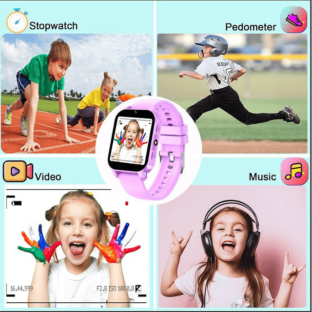 Reloj inteligente para niños, niñas y niños, reloj inteligen