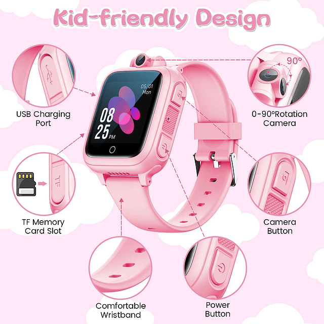 Reloj inteligente para niños, regalo para niñas, juguetes de