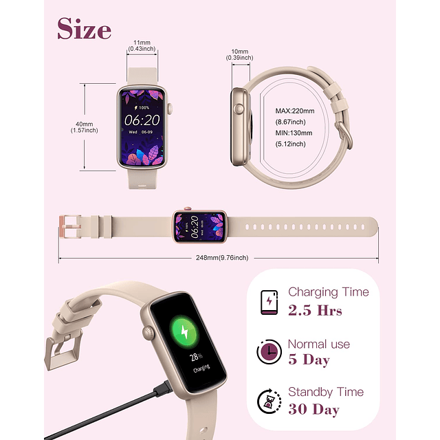 Relojes inteligentes para mujer compatibles con teléfonos iP