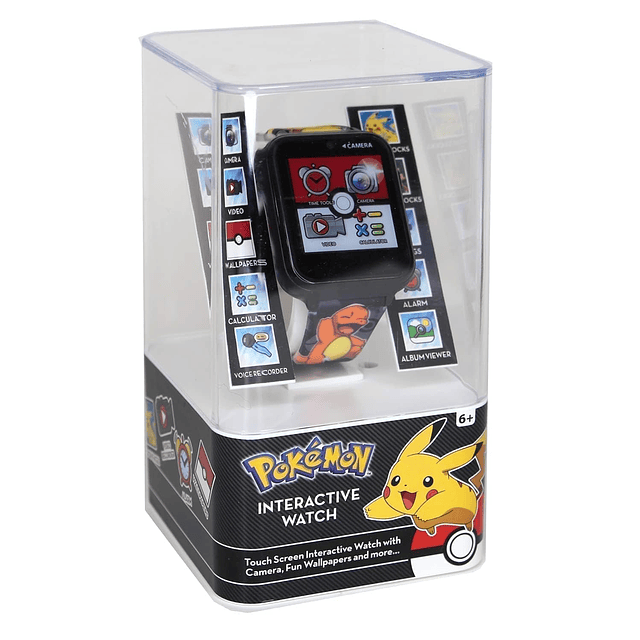 Kids Pokémon Pikachu Reloj de pulsera digital LED de cuarzo