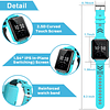 Reloj inteligente para niños con juegos, música, cámara y de